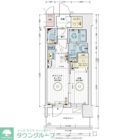 エステムコート名古屋ルノンの物件間取画像